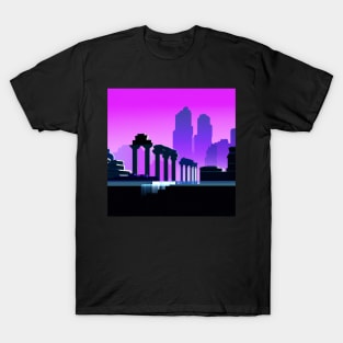 Retrofuturistic city T-Shirt